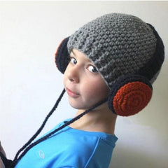 Kids Beanie Headphone Style