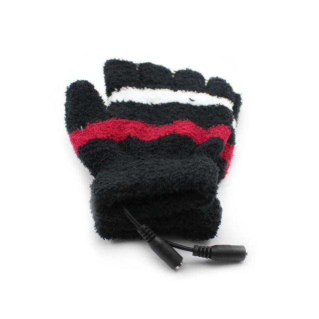 Fingerless USB Powered Heated Gloves