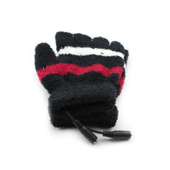 Fingerless USB Powered Heated Gloves